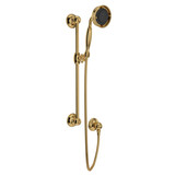 Multi-Function Classic Handshower Hose Bar and Outlet Set - Italian Brass | Model Number: 1311IB - Product Knockout
