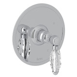 Pressure Balance Trim without Diverter - Polished Chrome with Crystal Metal Lever Handle | Model Number: A1410LCAPC - Product Knockout
