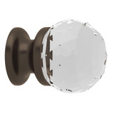 DISCONTINUED-Swarovski Crystal 1 3/16 Inch Pull Knob - Tuscan Brass | Model Number: A1479CTCB - Product Knockout