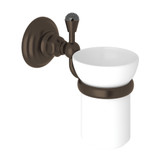 DISCONTINUED-Swarovski Crystal Wall Mount Tumbler Holder - Tuscan Brass | Model Number: A1488CTCB - Product Knockout