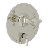 Pressure Balance Trim with Diverter - Polished Nickel with Cross Handle | Model Number: A2410NXMPN - Product Knockout