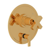 DISCONTINUED-Lombardia Pressure Balance Trim with Diverter - Italian Brass with Cross Handle | Model Number: A3210NXMIB - Product Knockout