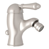 DISCONTINUED-Viaggio Single Lever Single Hole Bidet Faucet - Satin Nickel with Metal Lever Handle | Model Number: A3403LMSTN - Product Knockout