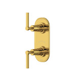 DISCONTINUED Lombardia® 1/2" Thermostatic Trim With Diverter - Unlacquered Brass | Model Number: A4264LMULB
