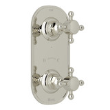 1/2 Inch Thermostatic and Diverter Control Trim - Polished Nickel with Cross Handle | Model Number: A4964XMPN - Product Knockout