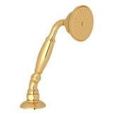 DISCONTINUED-Deck Mount Handshower with Hose and Escutcheon - Italian Brass | Model Number: A7104MIB - Product Knockout