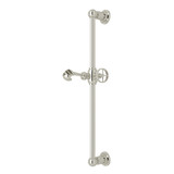 Campo Slide Bar - Polished Nickel with Industrial Metal Wheel Handle | Model Number: A8074IWPN - Product Knockout