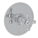 DISCONTINUED-Arcana Pressure Balance Trim without Diverter - Polished Chrome with Cross Handle | Model Number: AC110X-APC - Product Knockout