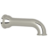 DISCONTINUED-Arcana 7 Inch Wall Mount Tub Spout - Polished Nickel | Model Number: AC24-PN - Product Knockout