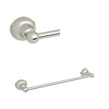 Arcana Wall Mount 24 Inch Single Towel Bar - Polished Nickel | Model Number: CIS1/24PN - Product Knockout