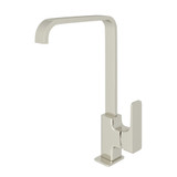 Quartile Side Lever Bar and Food Prep Faucet - Polished Nickel with Metal Lever Handle | Model Number: CU253L-PN-2 - Product Knockout