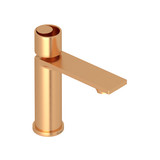 Eclissi Single Handle Bathroom Faucet - Satin Gold with Circular Handle | Model Number: EC01D1IWSG - Product Knockout