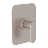 DISCONTINUED-Meda Pressure Balance Trim without Diverter - Satin Nickel with Metal Lever Handle | Model Number: LV110L-STN - Product Knockout