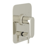 DISCONTINUED-Meda Pressure Balance Trim with Diverter - Polished Nickel with Metal Lever Handle | Model Number: LV210NL-PN - Product Knockout