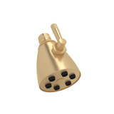 3 Inch Graceline 6-Jet Adjustable Showerhead - Satin Brass | Model Number: MB0190STB - Product Knockout