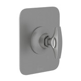 Graceline Pressure Balance Trim without Diverter - Gun Metal with Metal Dial Handle | Model Number: MB2043DMGM - Product Knockout