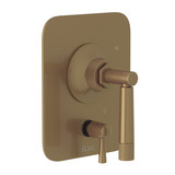 Graceline Pressure Balance Trim with Diverter - French Brass with Metal Lever Handle | Model Number: MB2044NLMFB - Product Knockout