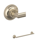Graceline Wall Mount 18 Inch Single Towel Bar - Satin Nickel | Model Number: MBG1/18STN - Product Knockout