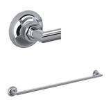 Graceline Wall Mount 30 Inch Single Towel Bar - Polished Chrome | Model Number: MBG1/30APC - Product Knockout