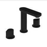 Miscelo Widespread Bathroom Faucet - Matte Black Spout with Nero Insert with Lever Handle with Insert | Model Number: MI09D3NRMB - Product Knockout