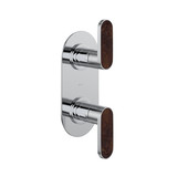 Miscelo 1/2 Inch Thermostatic Trim with Diverter - Polished Chrome Spout with Sedona Insert with Lever Handle with Insert | Model Number: MI12W2SDAPC - Product Knockout
