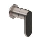 Miscelo Trim for Volume Control and Diverter - Satin Nickel Spout with Greystone Quarry Insert with Lever Handle with Insert | Model Number: MI18W1GQSTN - Product Knockout