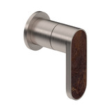Miscelo Trim for Volume Control and Diverter - Satin Nickel Spout with Sedona Insert with Lever Handle with Insert | Model Number: MI18W1SDSTN - Product Knockout