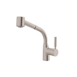 Lux Side Lever Pullout Kitchen Faucet - Satin Nickel with Metal Lever Handle | Model Number: R7923STN - Product Knockout