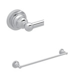 Wall Mount 24 Inch Single Towel Bar - Polished Chrome | Model Number: ROT1/24APC - Product Knockout