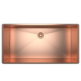 Forze Single Bowl Stainless Steel Kitchen Sink - Stainless Copper | Model Number: RSS3618SC - Product Knockout