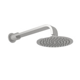 Soriano Rain Showerhead and Arm - Brushed Stainless Steel | Model Number: SOR-41-SB - Product Knockout