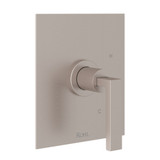 Wave Pressure Balance Trim without Diverter - Satin Nickel with Metal Lever Handle | Model Number: WA111L-STN - Product Knockout