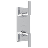 Wave 1/2 Inch Thermostatic and Diverter Control Trim - Polished Chrome with Metal Lever Handle | Model Number: WA390L-APC/TO - Product Knockout