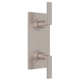 Wave 1/2 Inch Thermostatic and Diverter Control Trim - Satin Nickel with Metal Lever Handle | Model Number: WA390L-STN/TO - Product Knockout