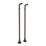 Floor Pillar Legs or Supply Unions - Set of 2 - Tuscan Brass | Model Number: ZA386-TCB - Product Knockout
