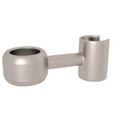 DISCONTINUED-Meda Floor Leg Mount Handshower Holder - Polished Nickel | Model Number: ZZ9826502B-PN - Product Knockout