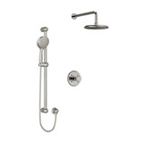 DISCONTINUED Georgian Type T/P (Thermostatic/Pressure Balance) 1/2 Inch Coaxial 2-Way System With Hand Shower And Shower Head - Polished Nickel | Model Number: KIT323GN+PN-EX