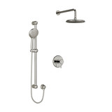 DISCONTINUED Georgian Type T/P (Thermostatic/Pressure Balance) 1/2 Inch Coaxial 2-Way System With Hand Shower And Shower Head - Polished Nickel | Model Number: KIT323GNPN-EX