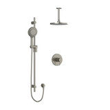DISCONTINUED Pallace Type T/P (Thermostatic/Pressure Balance) 1/2 Inch Coaxial 2-Way System With Hand Shower And Shower Head - Brushed Nickel | Model Number: KIT323PATMBN-6