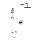 DISCONTINUED Pallace Type T/P (Thermostatic/Pressure Balance) 1/2 Inch Coaxial 2-Way System With Hand Shower And Shower Head - Polished Nickel | Model Number: KIT323PATMPN-SPEX