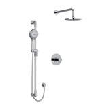 Parabola Type T/P (Thermostatic/Pressure Balance) 1/2 Inch Coaxial 2-Way System With Hand Shower And Shower Head - Chrome | Model Number: KIT323PBC - Product Knockout