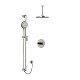 DISCONTINUED-Parabola Type T/P (Thermostatic/Pressure Balance) 1/2 Inch Coaxial 2-Way System With Hand Shower And Shower Head - Polished Nickel | Model Number: KIT323PBPN-6 - Product Knockout