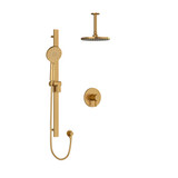 Paradox Type T/P (Thermostatic/Pressure Balance) 1/2 Inch Coaxial 2-Way System With Hand Shower And Shower Head - Brushed Gold | Model Number: KIT323PXTMBG-6 - Product Knockout