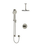 DISCONTINUED Riu Type T/P (Thermostatic/Pressure Balance) 1/2 Inch Coaxial 2-Way System With Hand Shower And Shower Head - Brushed Nickel | Model Number: KIT323RUTM+BN-6