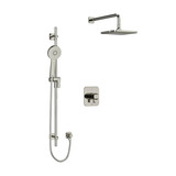 Salome Type T/P (Thermostatic/Pressure Balance) 1/2 Inch Coaxial 2-Way System With Hand Shower And Shower Head - Polished Nickel | Model Number: KIT323SAPN-6-SPEX - Product Knockout