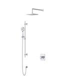 DISCONTINUED SalomÃ©  Type T/P (Thermostatic/Pressure Balance) 1/2 Inch Coaxial 2-Way System With Hand Shower And Shower Head - Chrome | Model Number: KIT323SAC-SPEX
