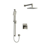 DISCONTINUED-Kubik Shower Kit 323 - Brushed Nickel | Model Number: KIT323USBN-SPEX - Product Knockout
