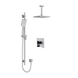 Zendo Type T/P (Thermostatic/Pressure Balance) 1/2 Inch Coaxial 2-Way System With Hand Shower And Shower Head - Chrome | Model Number: KIT323ZOTQC-6
