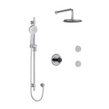 DISCONTINUED Shower Kit 3545 - Chrome/Black | Model Number: KIT3545MMRD+CBK