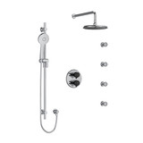 DISCONTINUED Shower Kit 446 - Chrome/Black | Model Number: KIT446MMRDLCBK